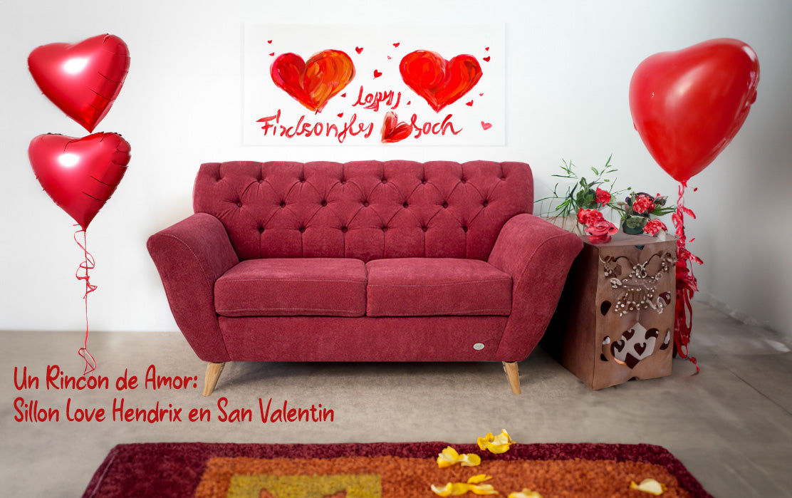 Descubre el Confort y Estilo del Sillón Love Hendrix para San Valentín