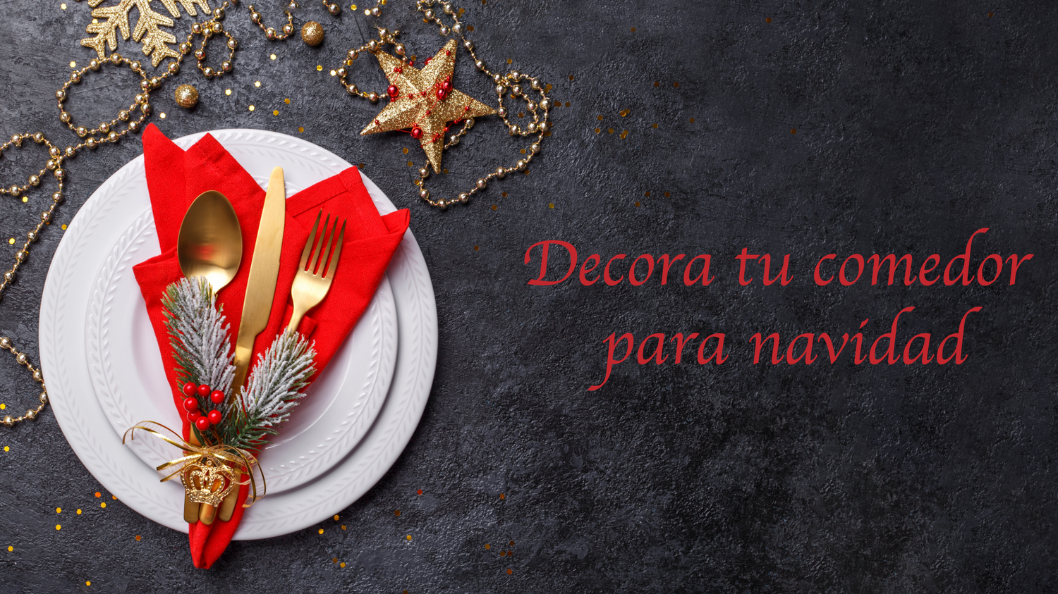 Decora tu comedor para navidad