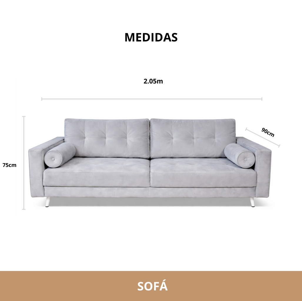Sala Edimburg Sofá y Love Seat