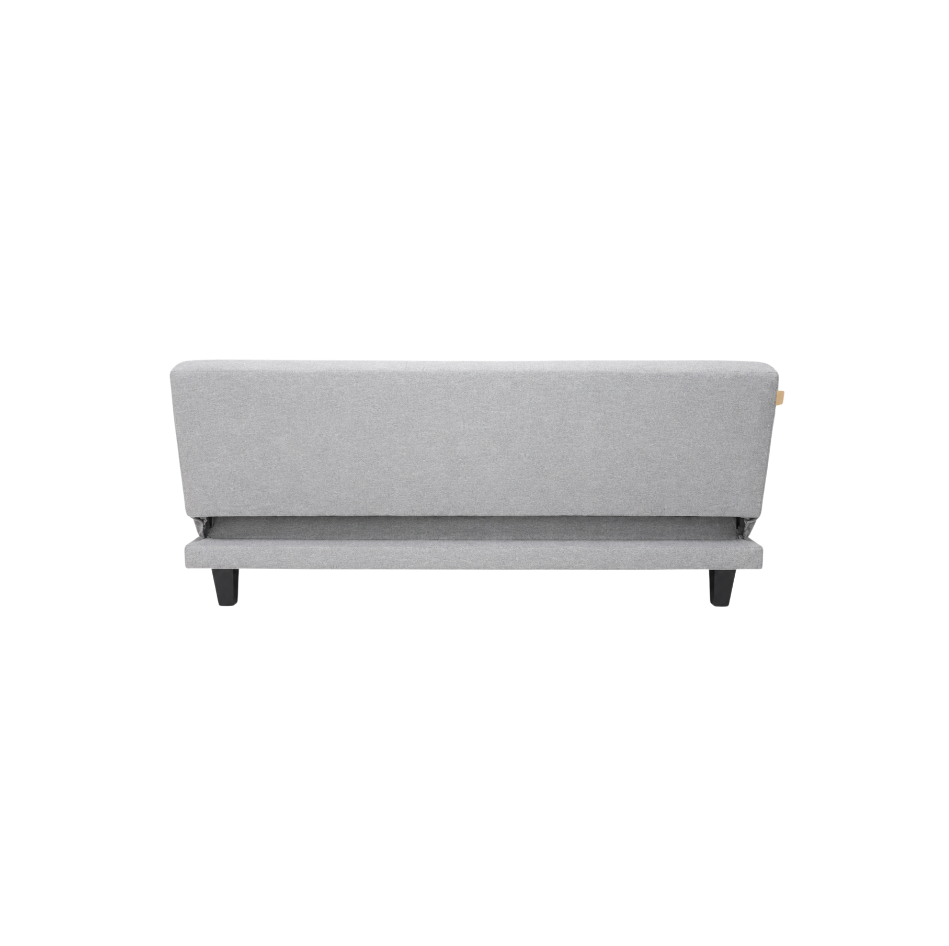 Sofá Cama Pierre Gris con base negra