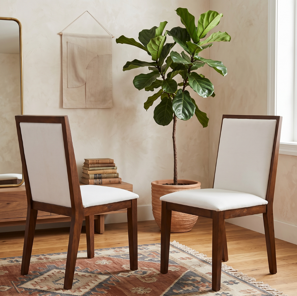 Silla Malta (color de pata nogal)