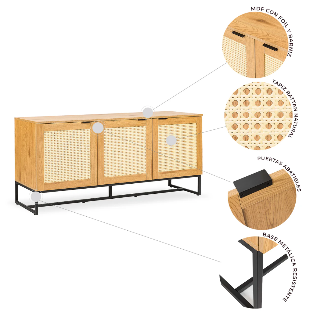 Trinchador Credenza Xelha