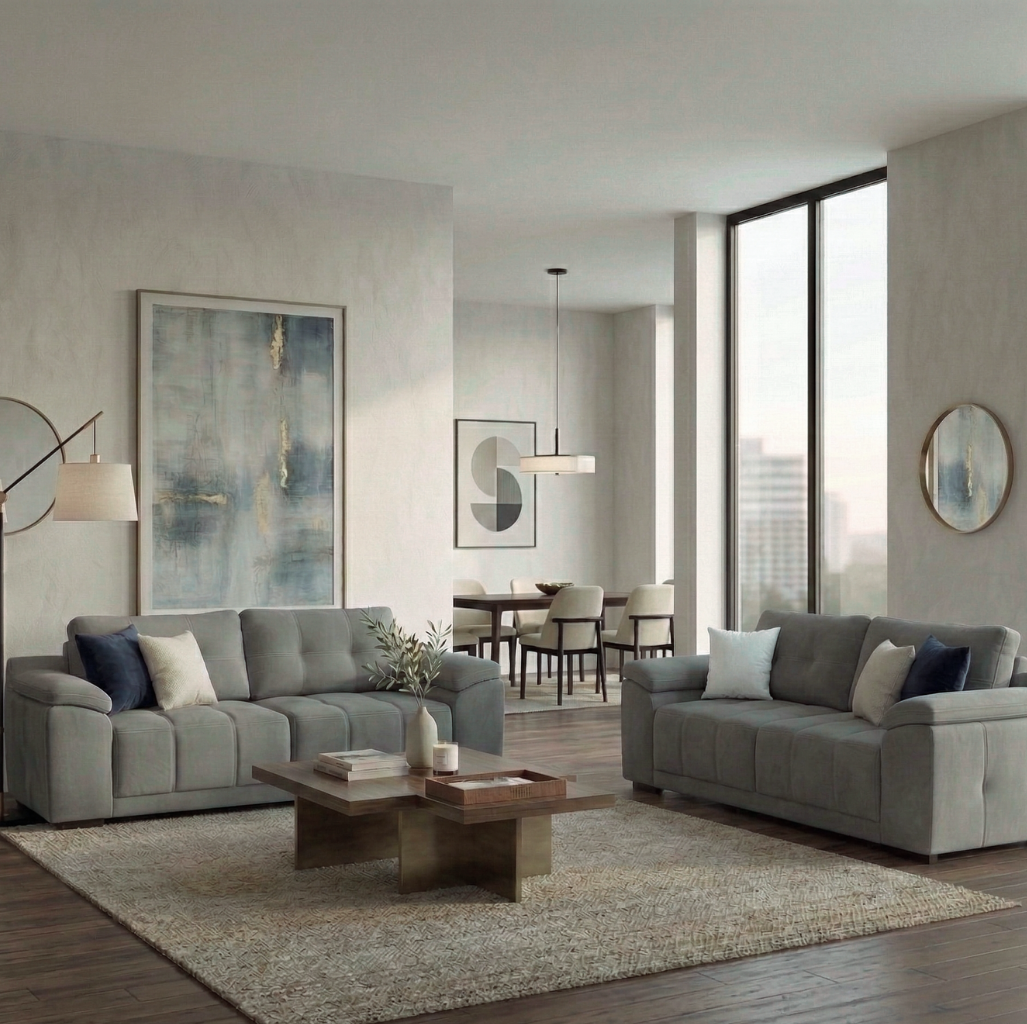 Sala Maluzzi Sofá y Love seat