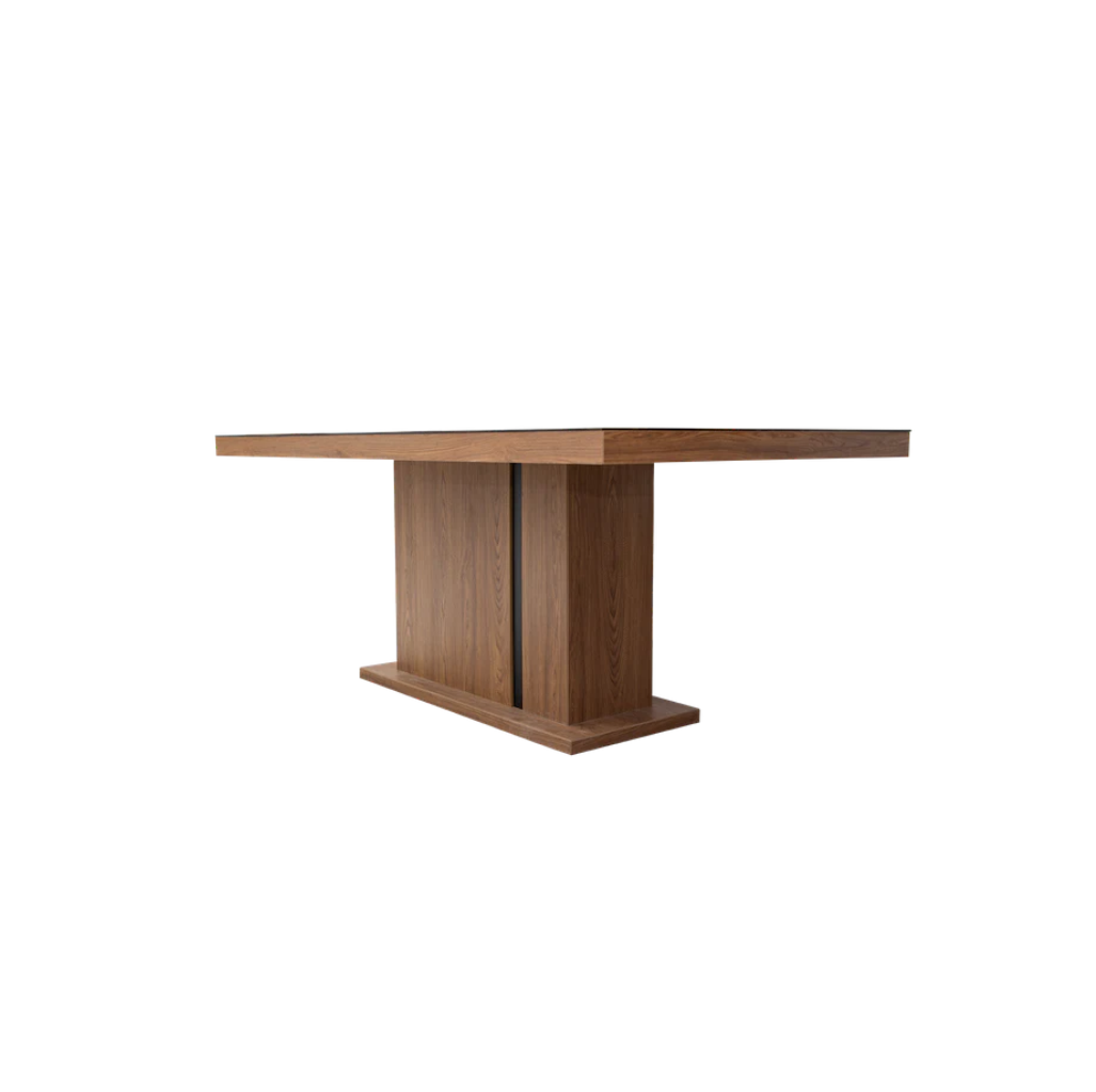 Mesa Comedor Katara en acabado Nogal Café