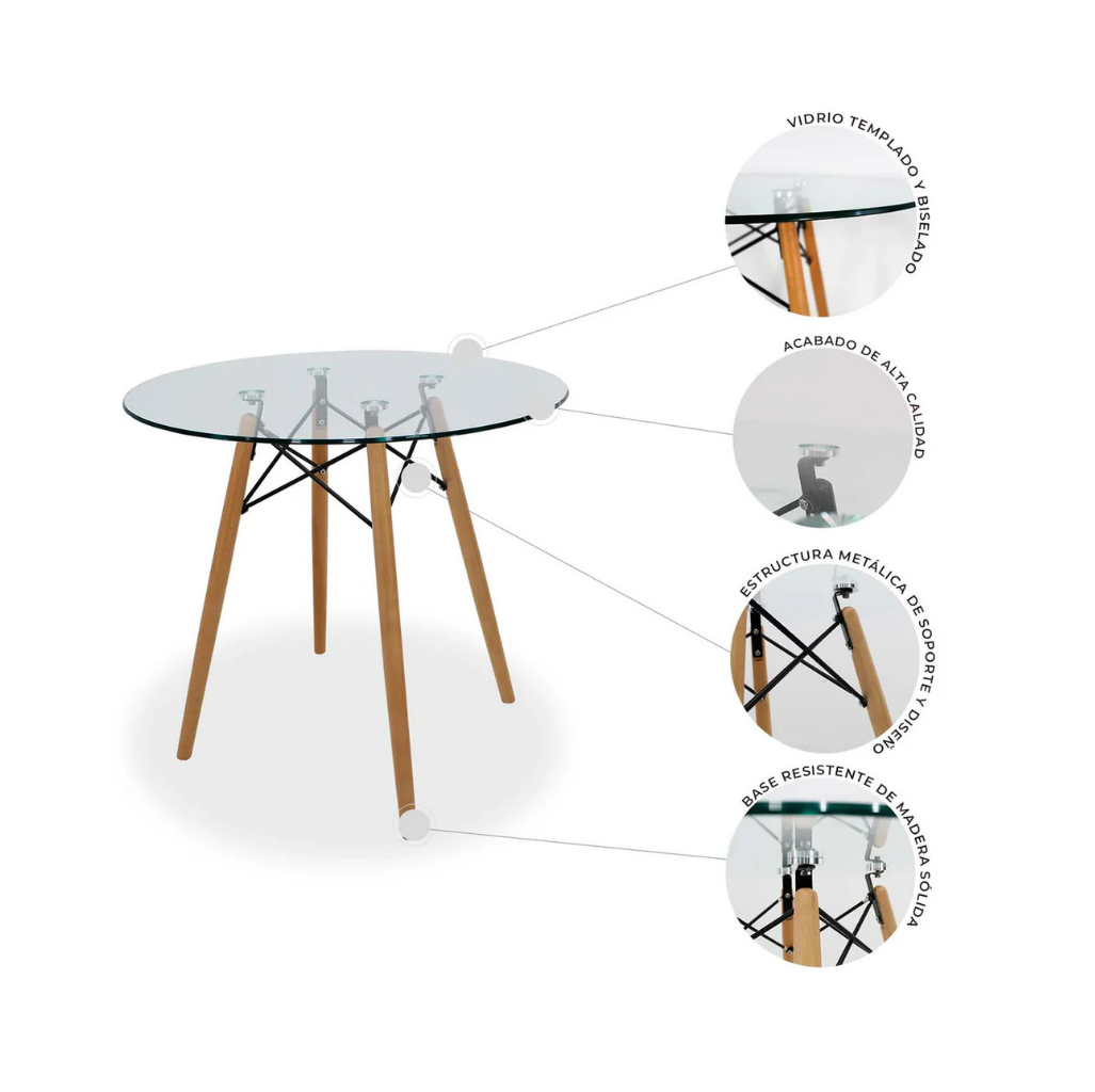 Mesa Comedor Croswod Redonda