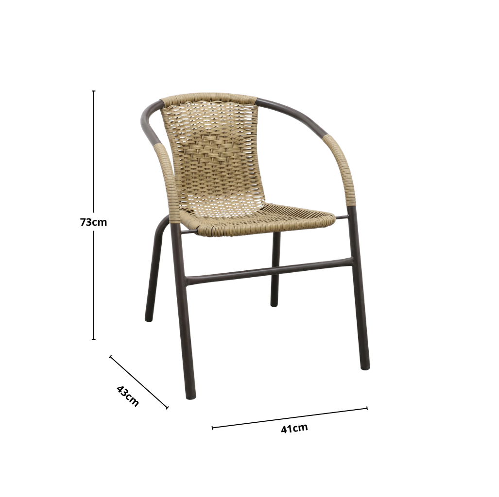 Silla de Jardín Jizan Honey / Brown