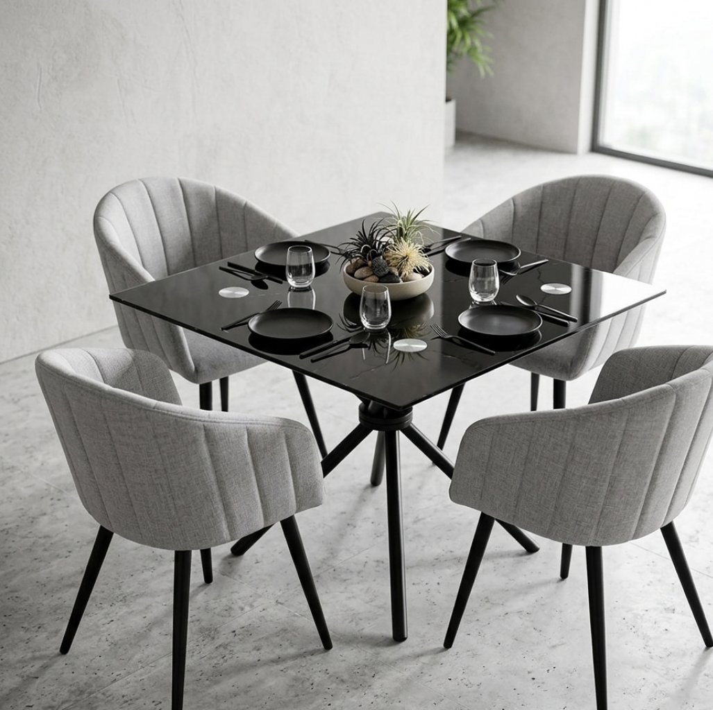 Mesa Luca Negra 80x80