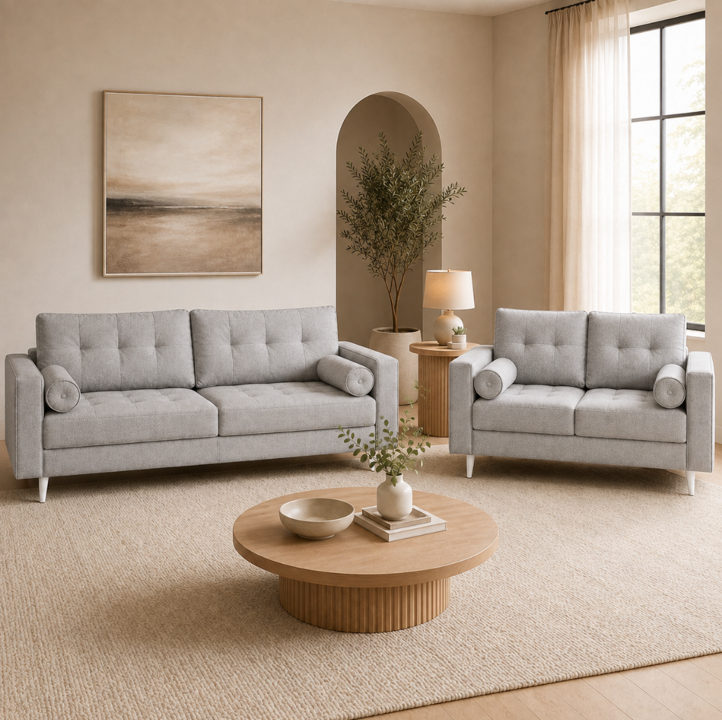 Sala Edimburg Sofá y Love Seat
