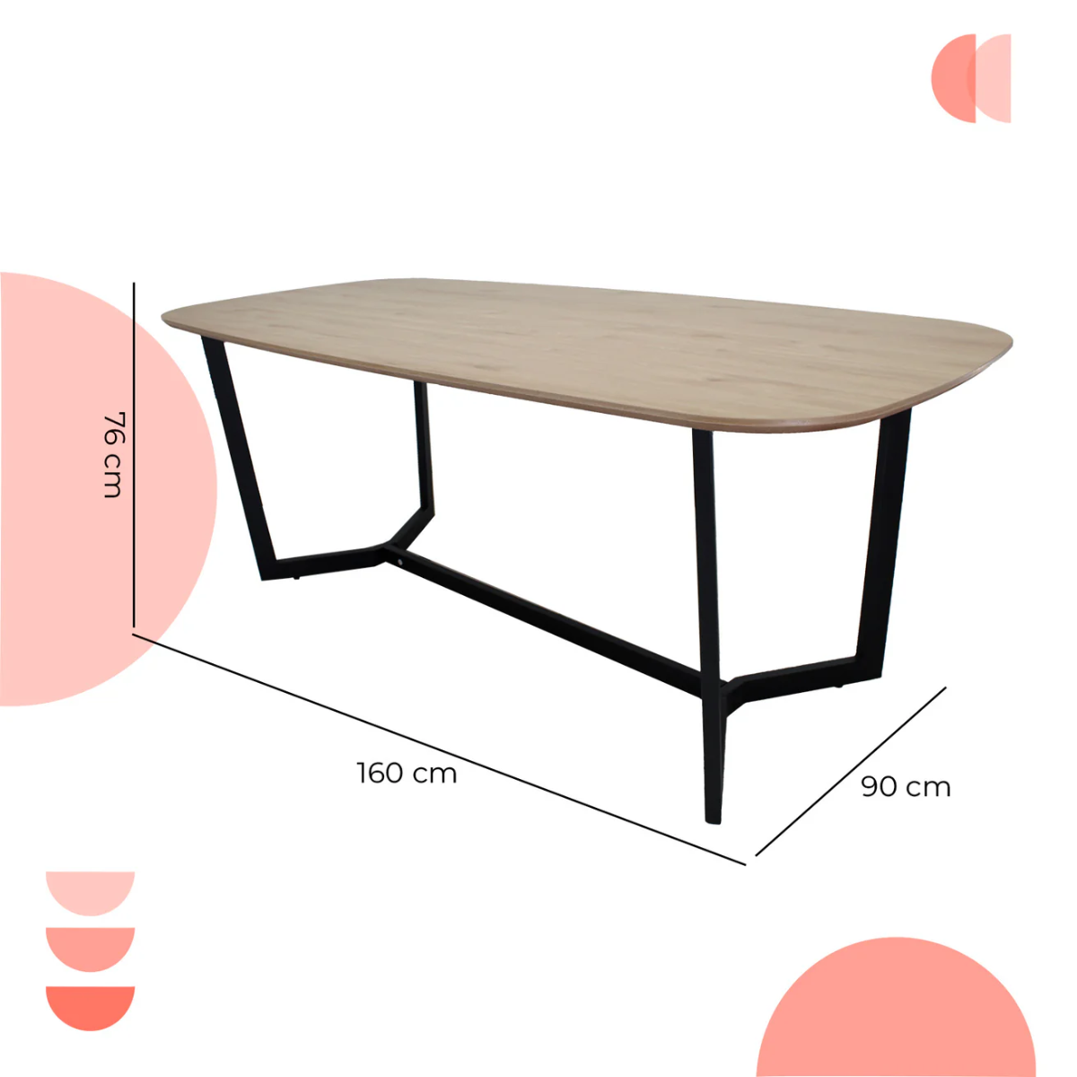 Mesa Comedor Rectangular Amalfi