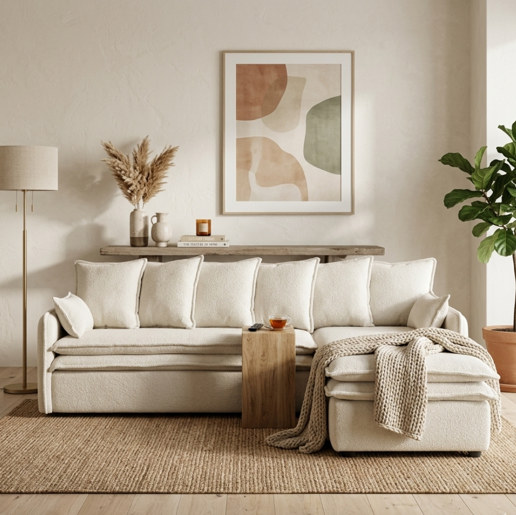 Sala Esquinera Cocy Ice White