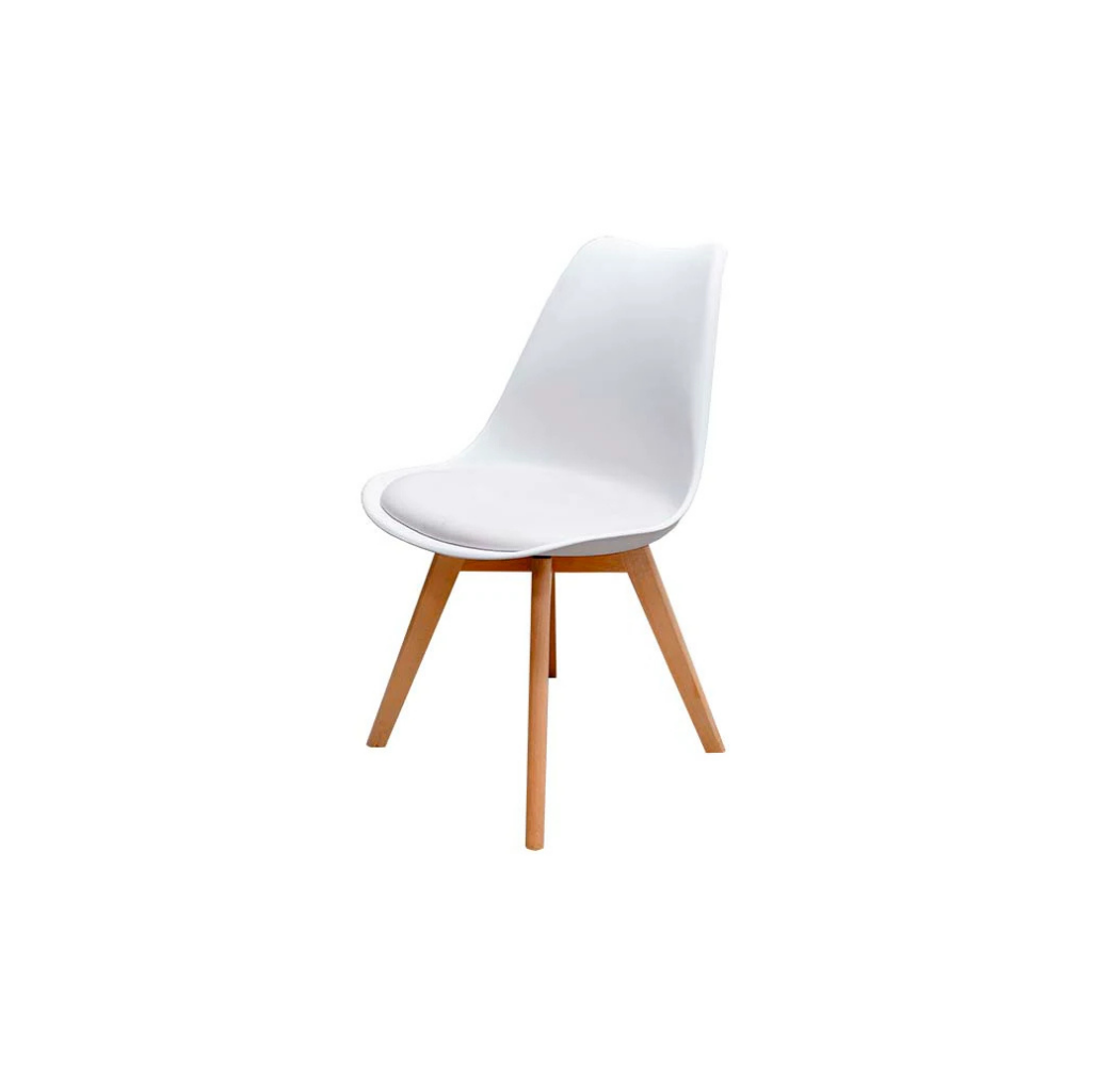 Silla De Madera Para Comedor Capri Estilo Eames Hood