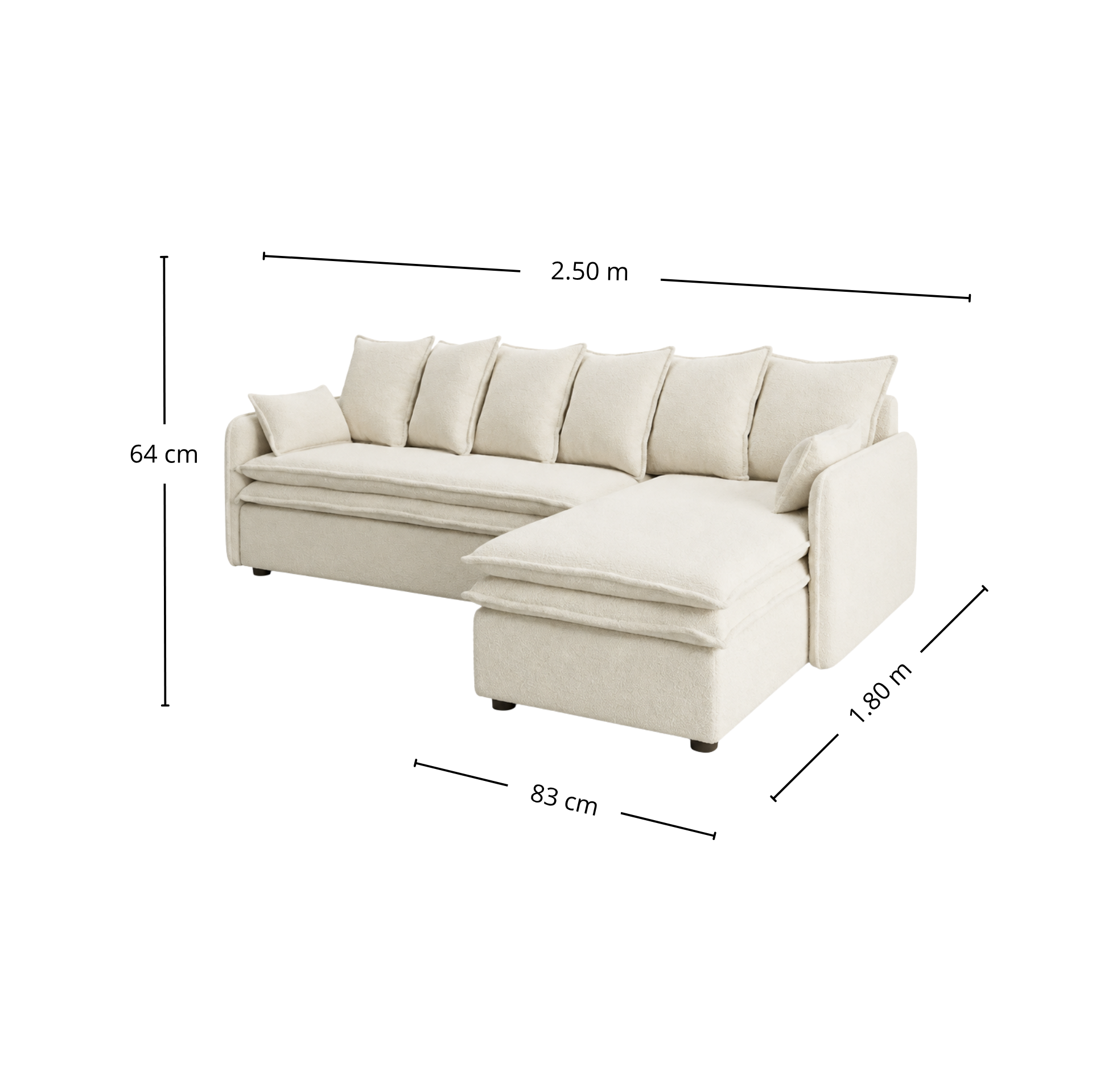 Sala Esquinera Cocy Ice White