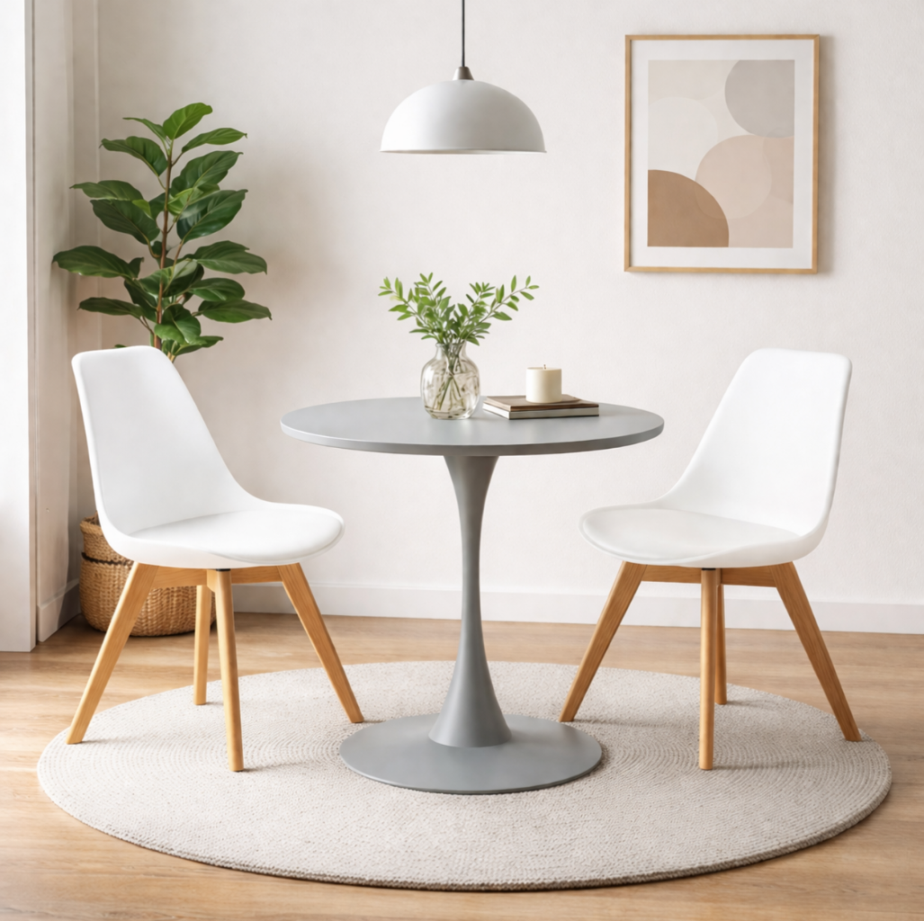 Silla De Madera Para Comedor Capri Estilo Eames Hood