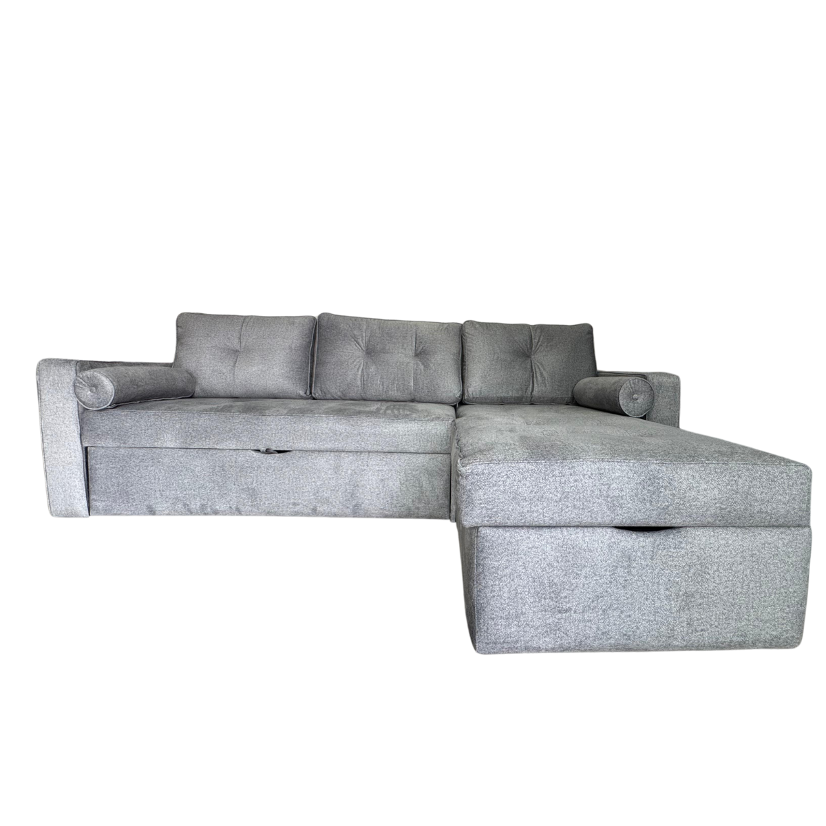 Sala Esquinera Zurich con Sofá Cama gris