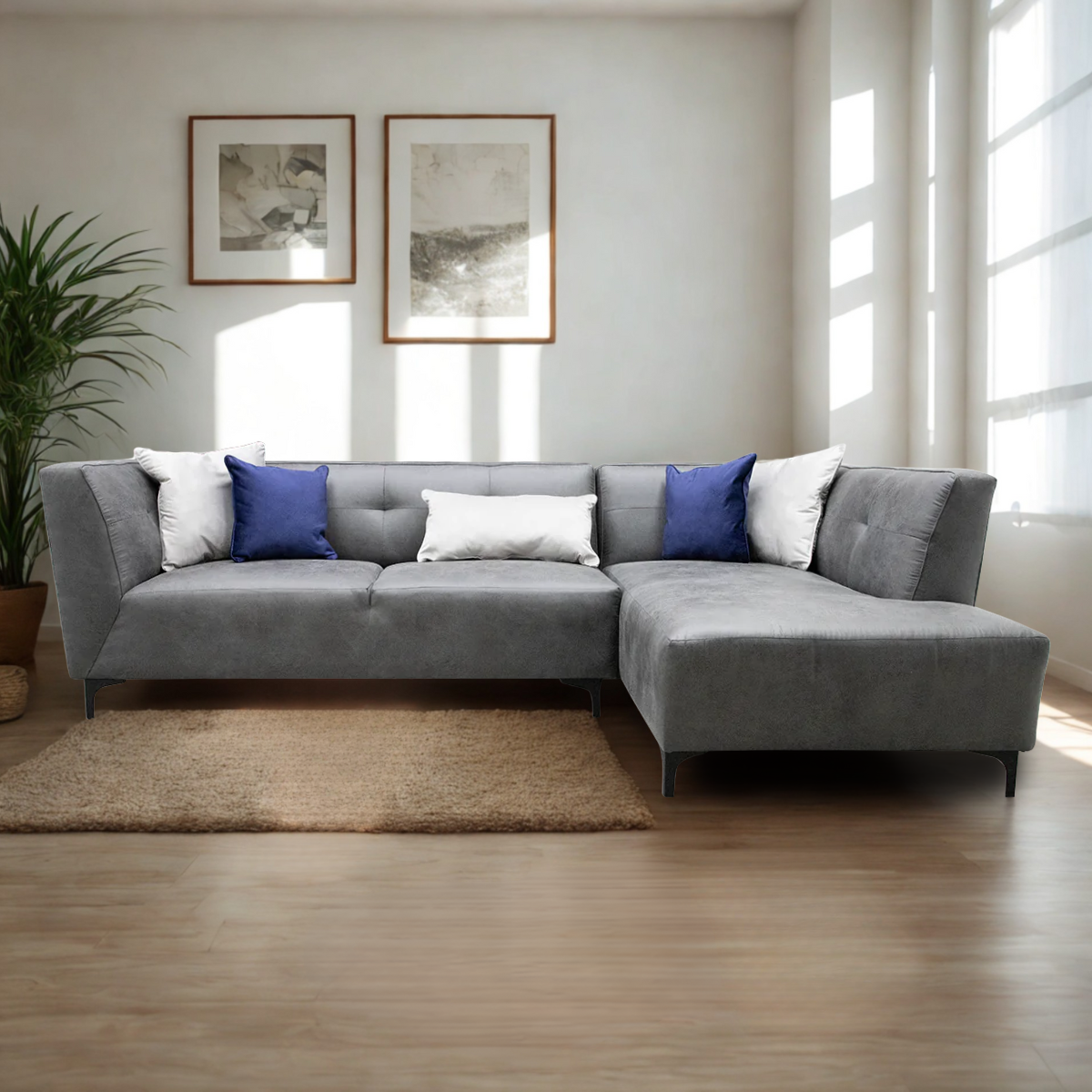 Sala Esquinera Vanderbilt gris