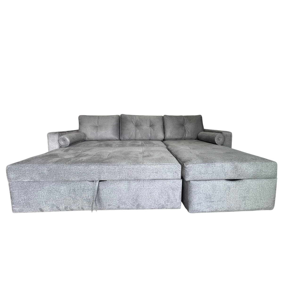 Sala Esquinera Zurich con Sofá Cama gris