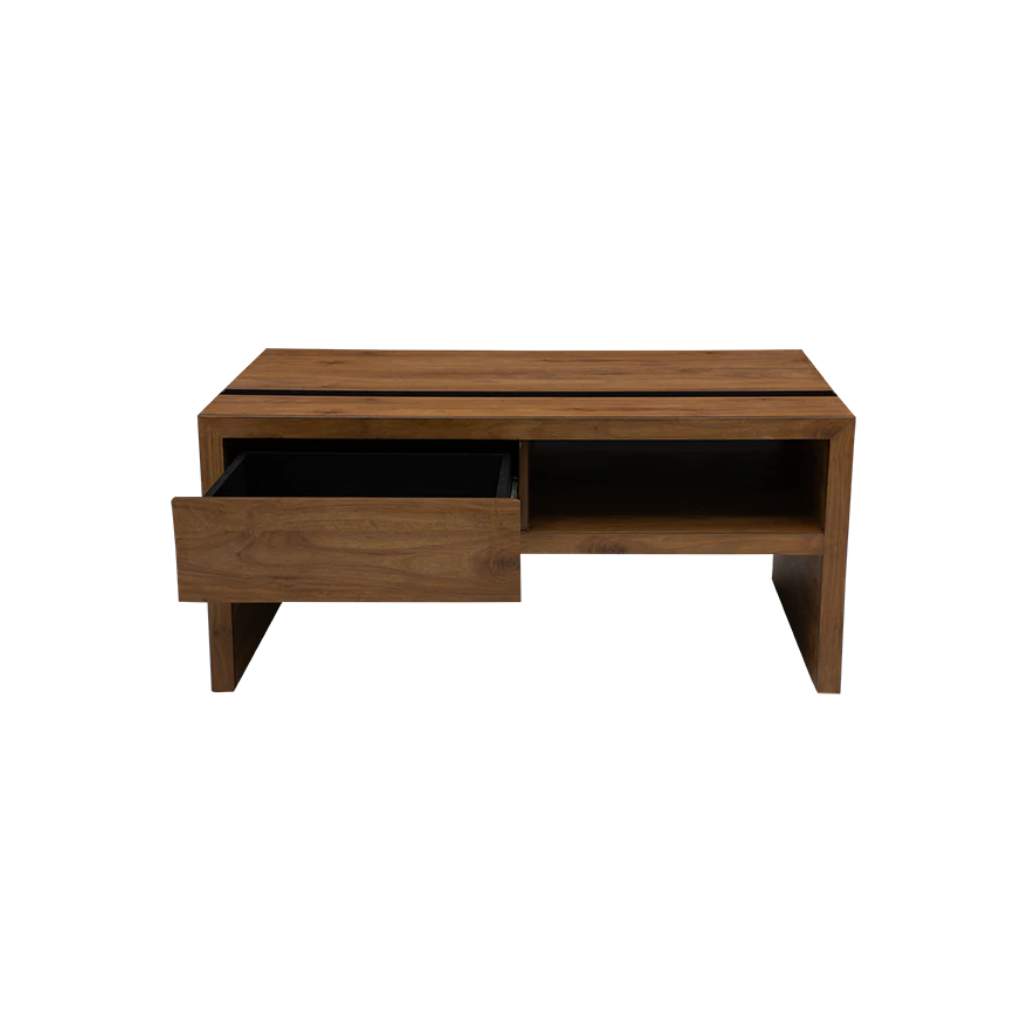 Mesa de Centro Katara II en acabado Nogal Café