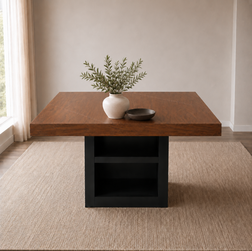 Mesa Kiub Melamina Tzalam c/negro