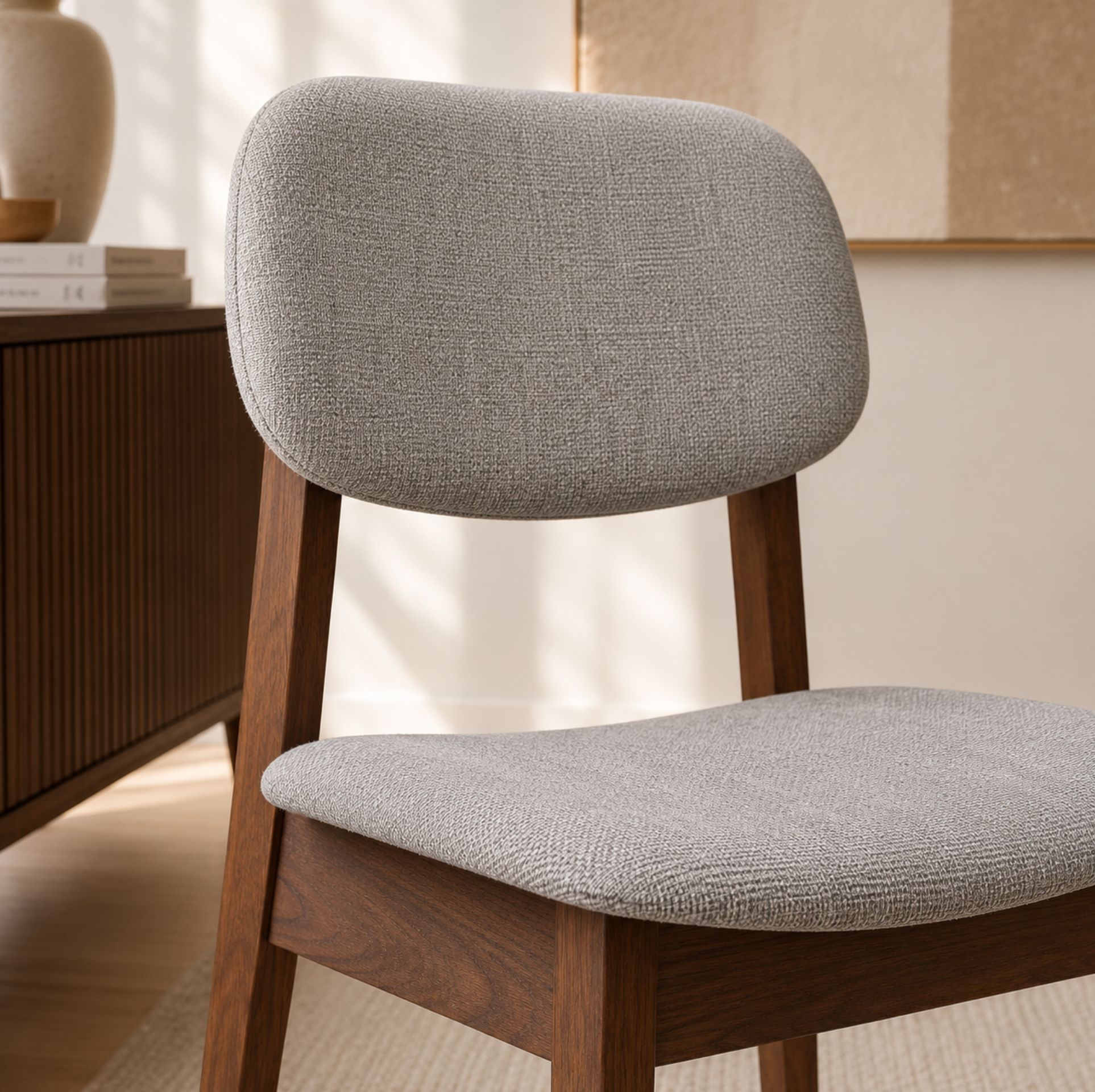 Silla para Comedor Nizza Camel Merlot