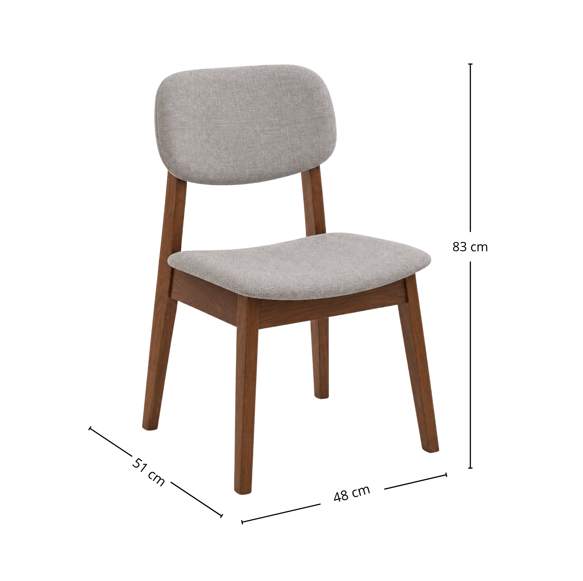 Silla para Comedor Nizza Camel Merlot
