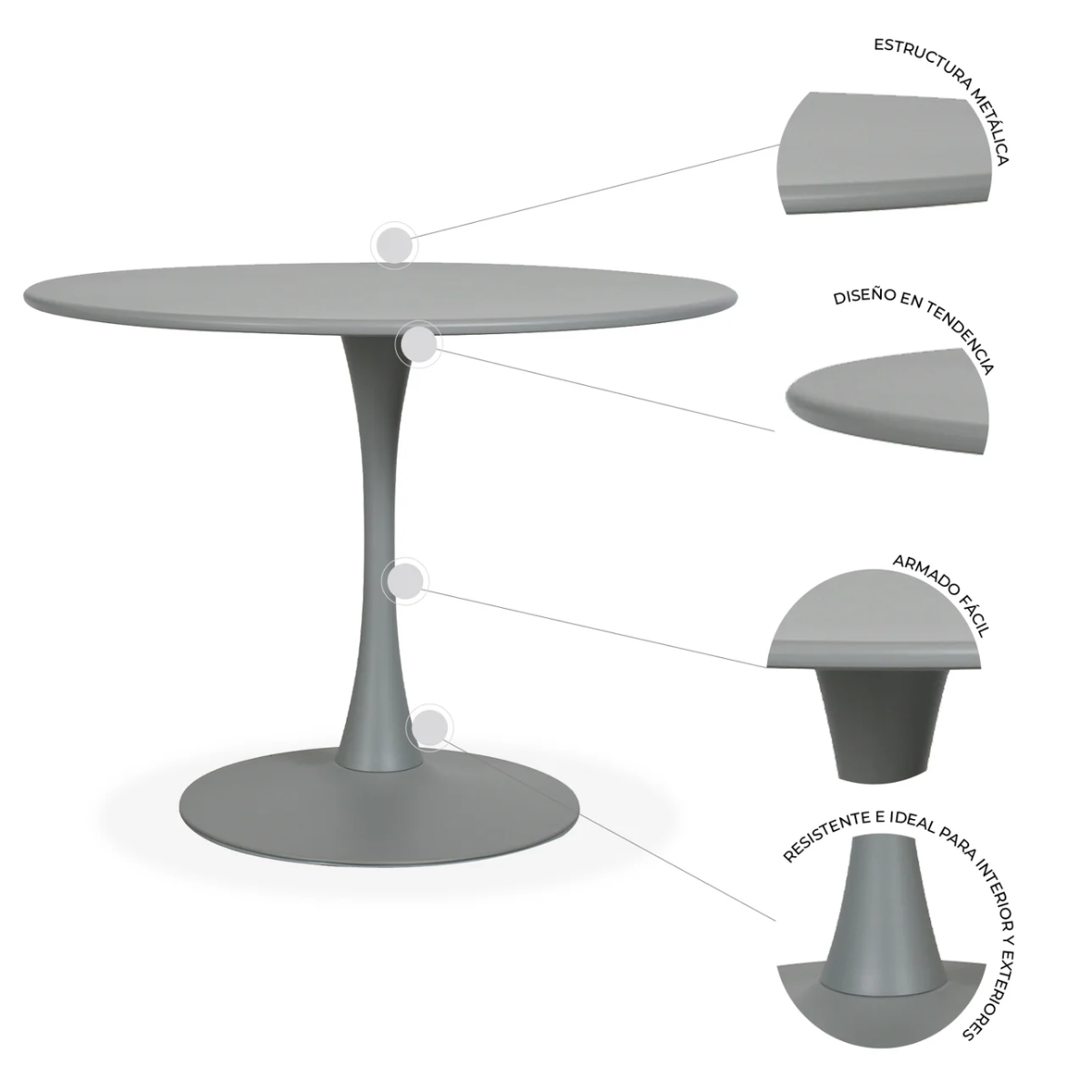 Mesa Circular Vittoria 100cm