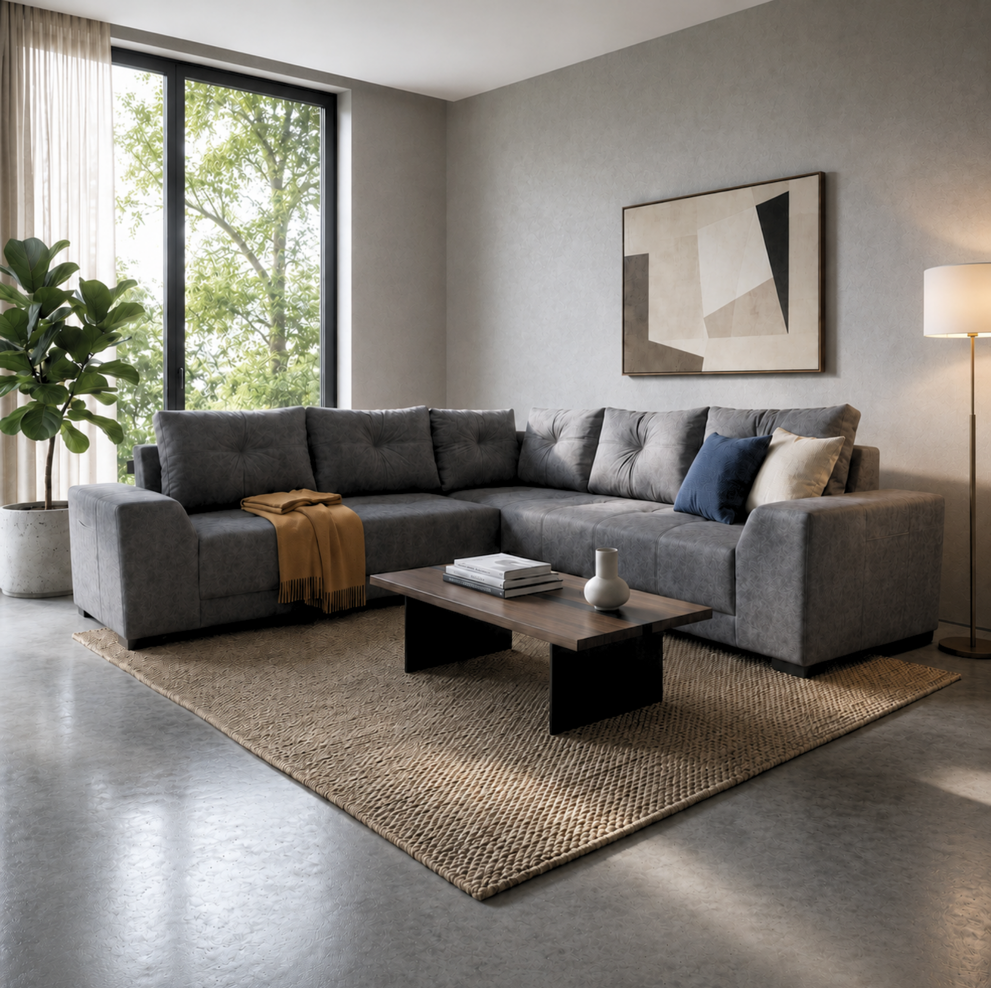 Sala Esquinera Eternity Gris