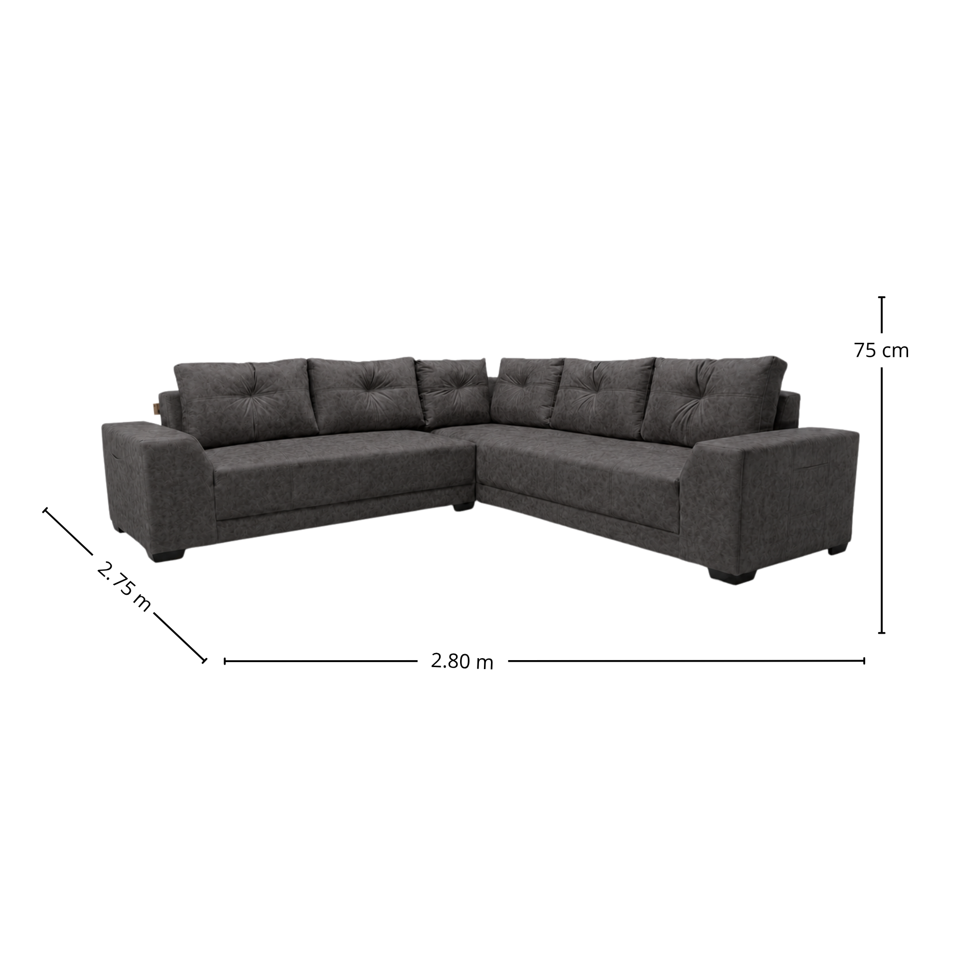 Sala Esquinera Eternity Gris