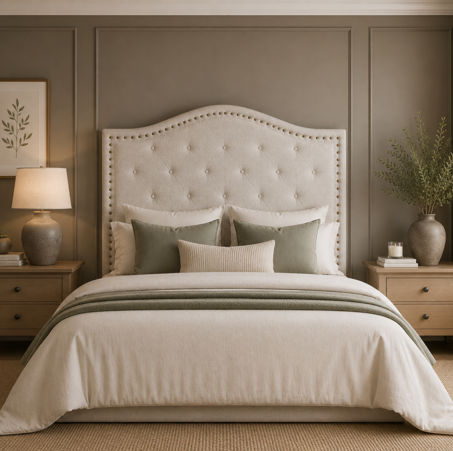 Cabecero Bellagio Beige