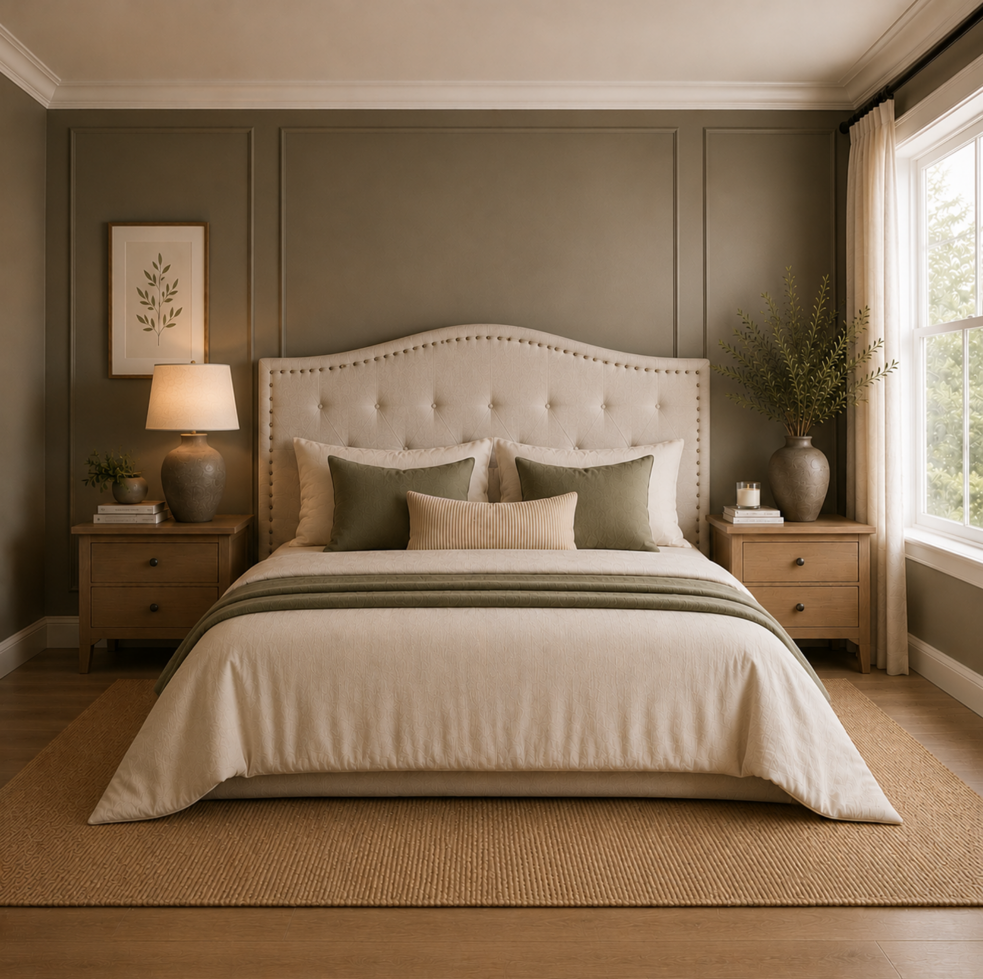 Cabecero Bellagio Beige