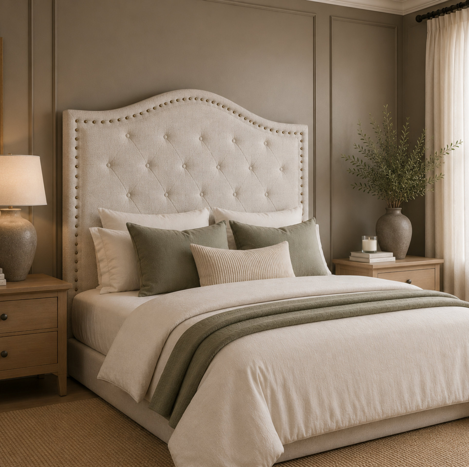 Cabecero Bellagio Beige