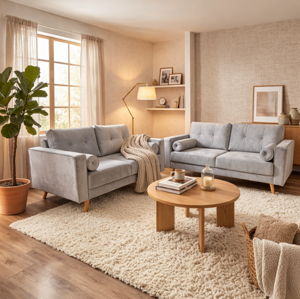 Sala Edimburg Sofá y Love Seat