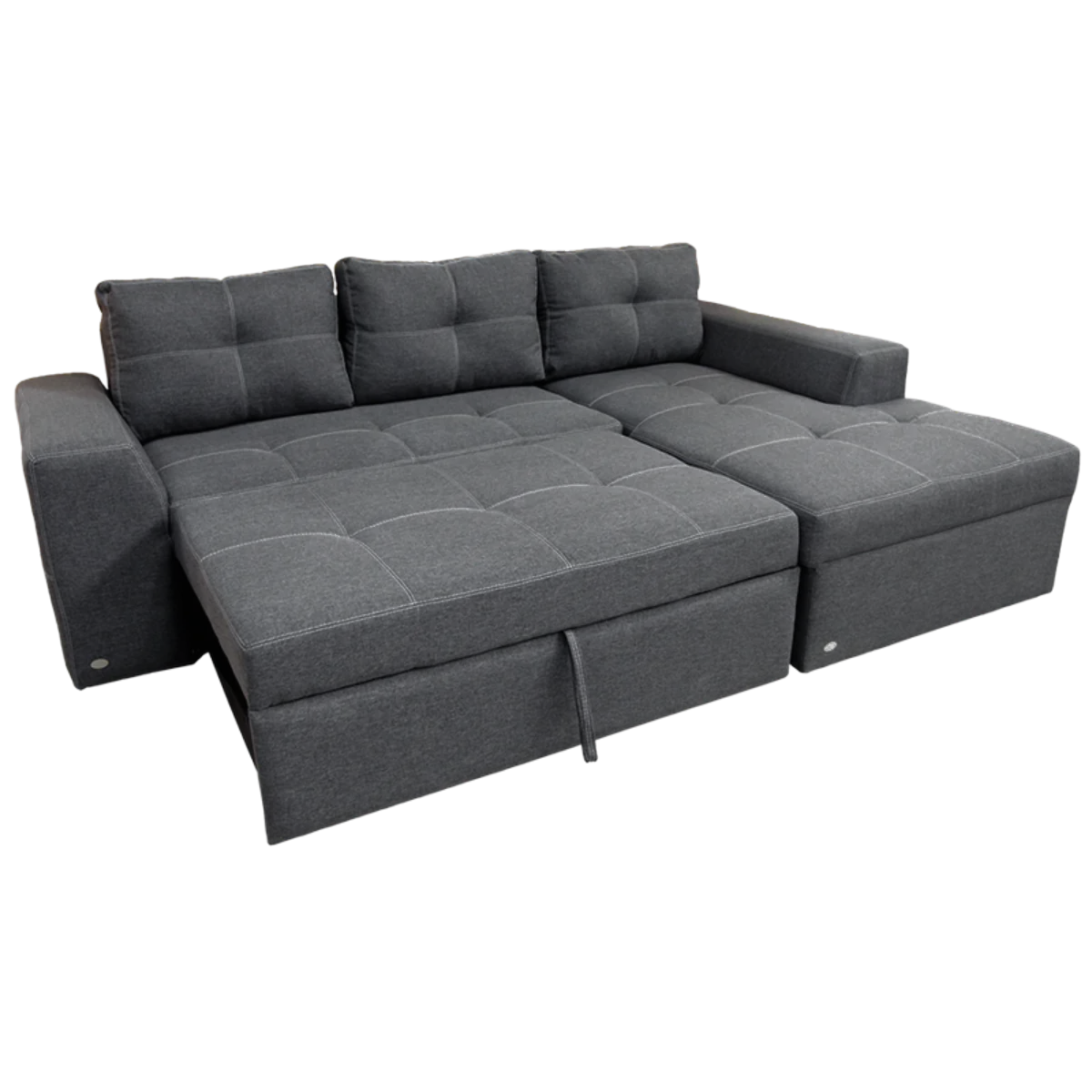 Sala Esquinera Gremory con Sofá Cama Gris