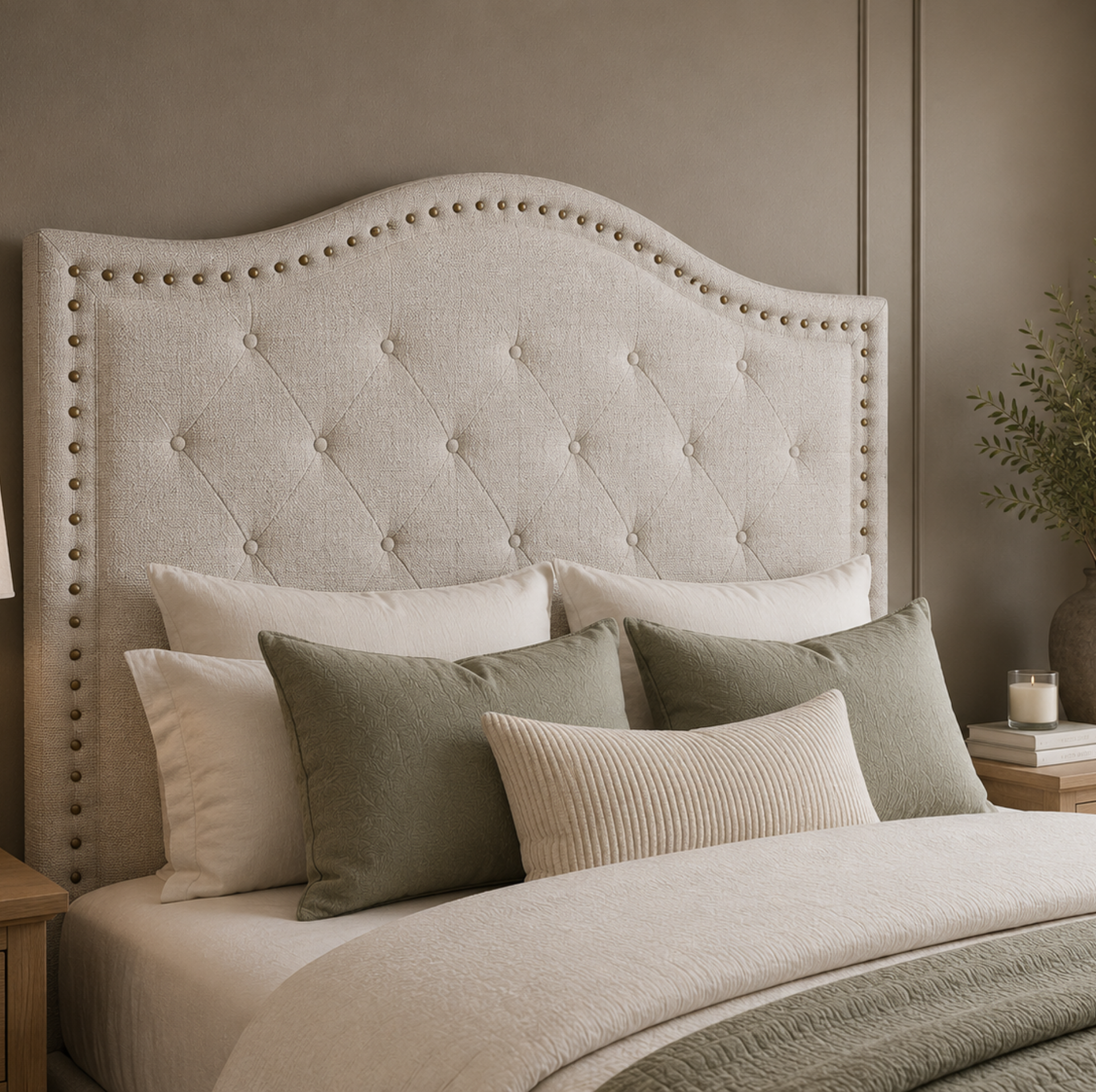 Cabecero Bellagio Beige