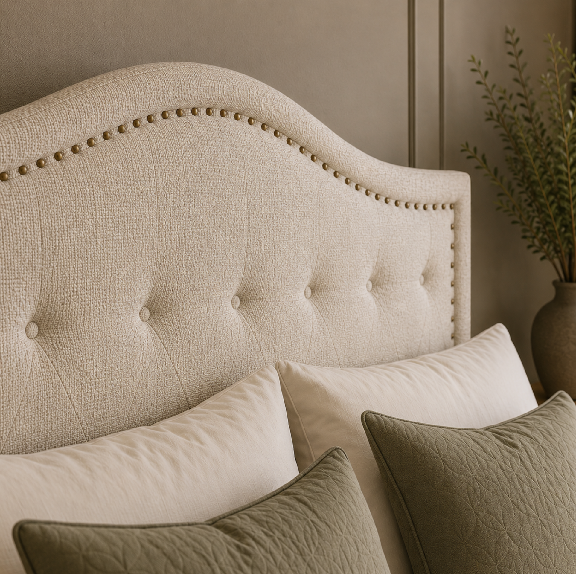 Cabecero Bellagio Beige