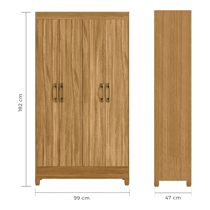 Armario Viena acabado Freijo (4 puertas y 1 cajón)