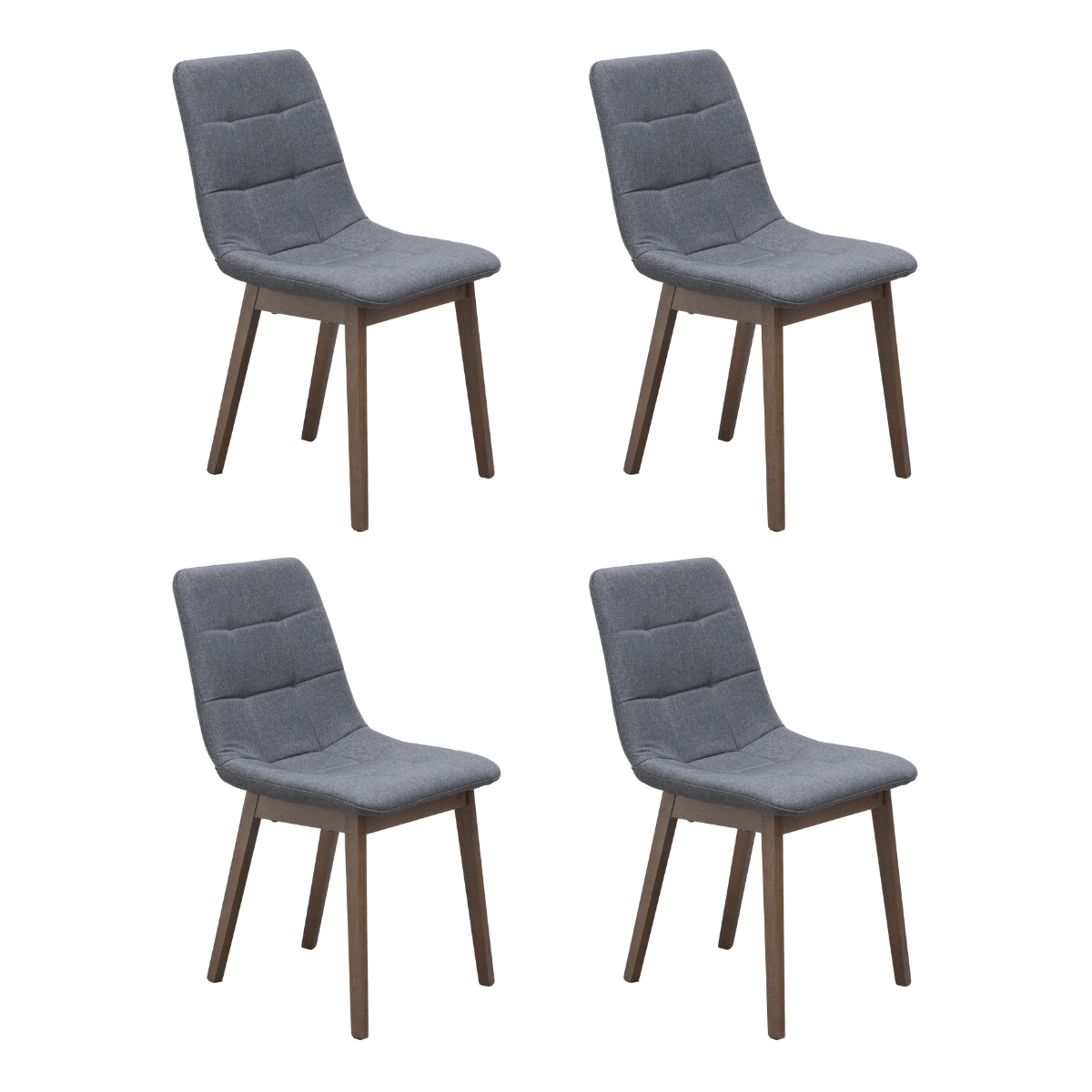 Paquete de 4 Sillas para Comedor Brass