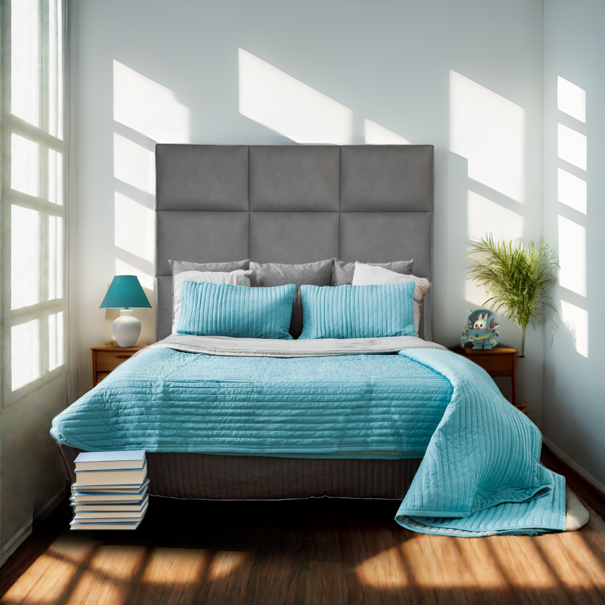 Cabecero Freezer Gris