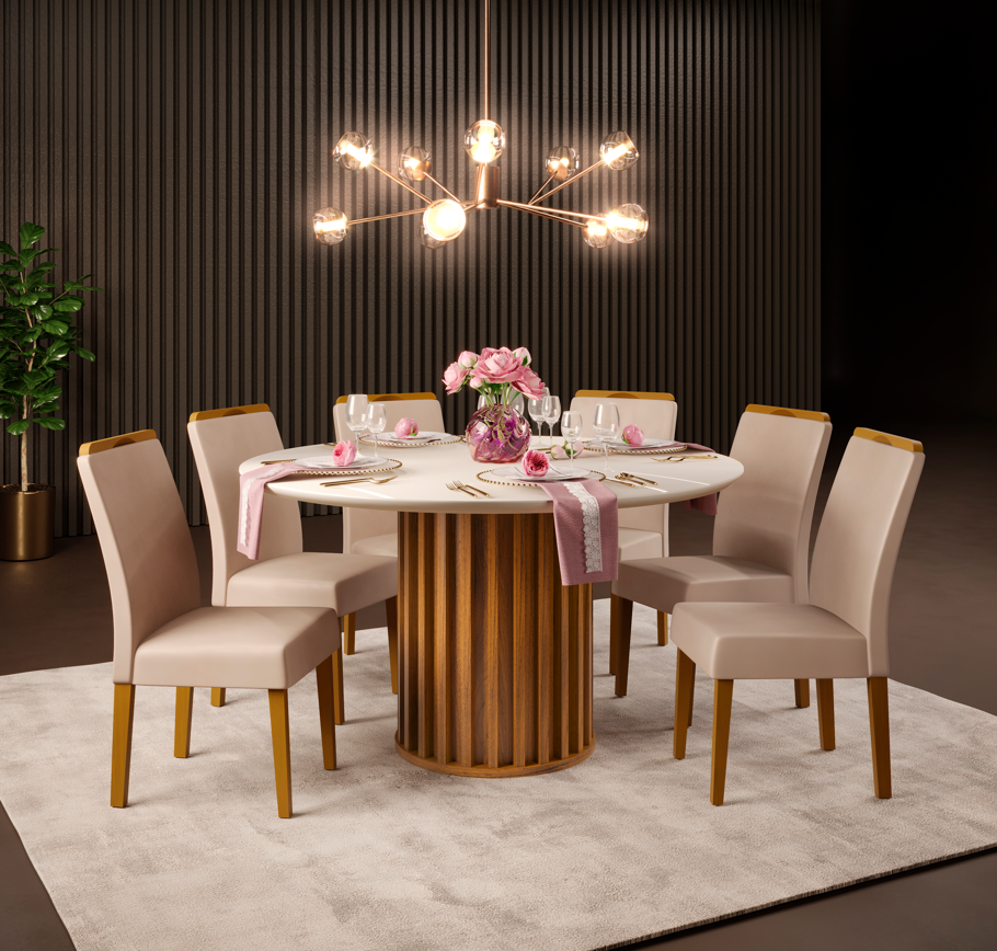Mesa Comedor Viena Redonda