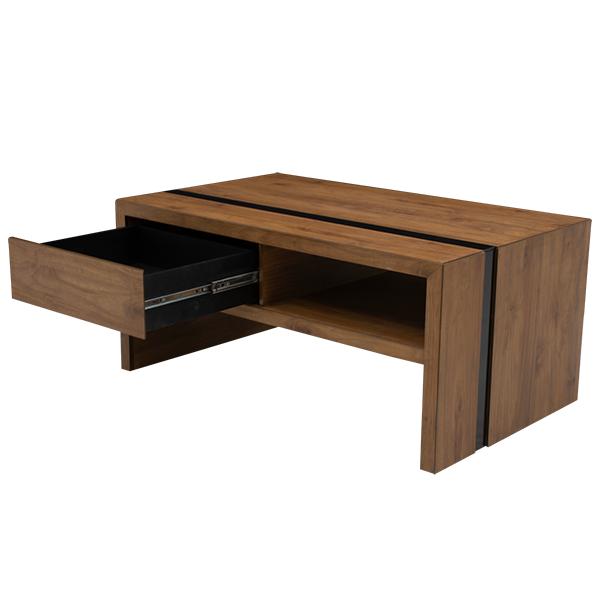 Mesa de Centro Katara II en acabado Nogal Café