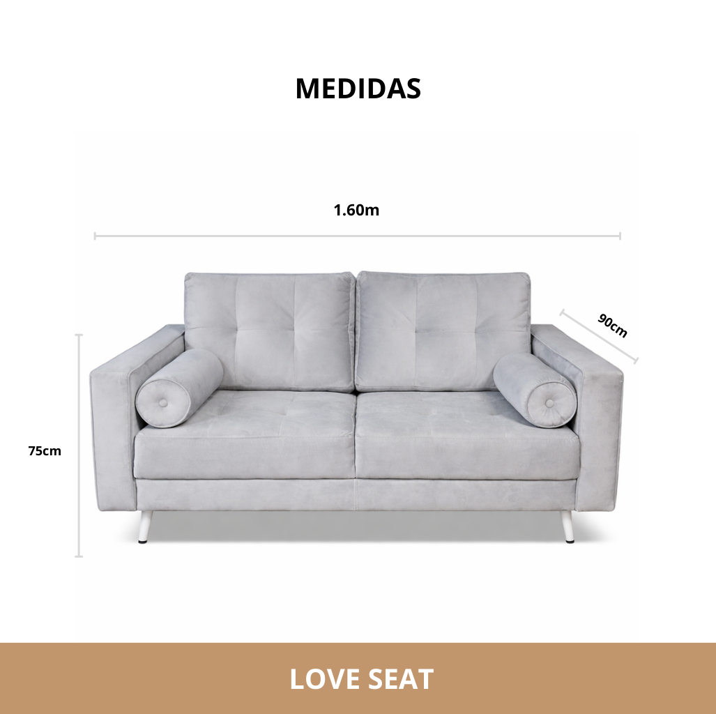 Sala Edimburg Sofá y Love Seat