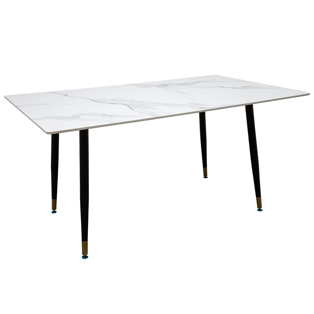 Paquete Mesa Comedor Marble Snow + 6 Sillas Lia Beige