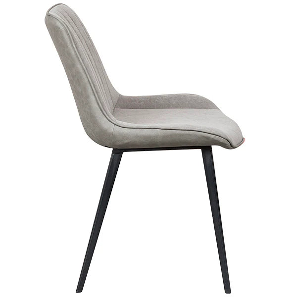 Paquete Mesa Comedor Amalfi white + 10 Sillas Nala Gris