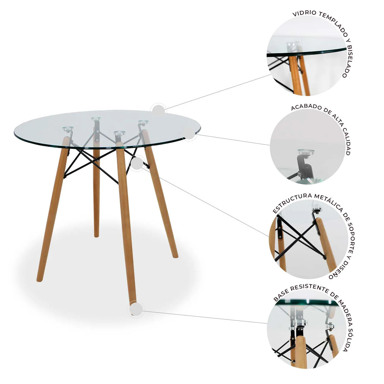 Mesa Comedor Croswod Redonda