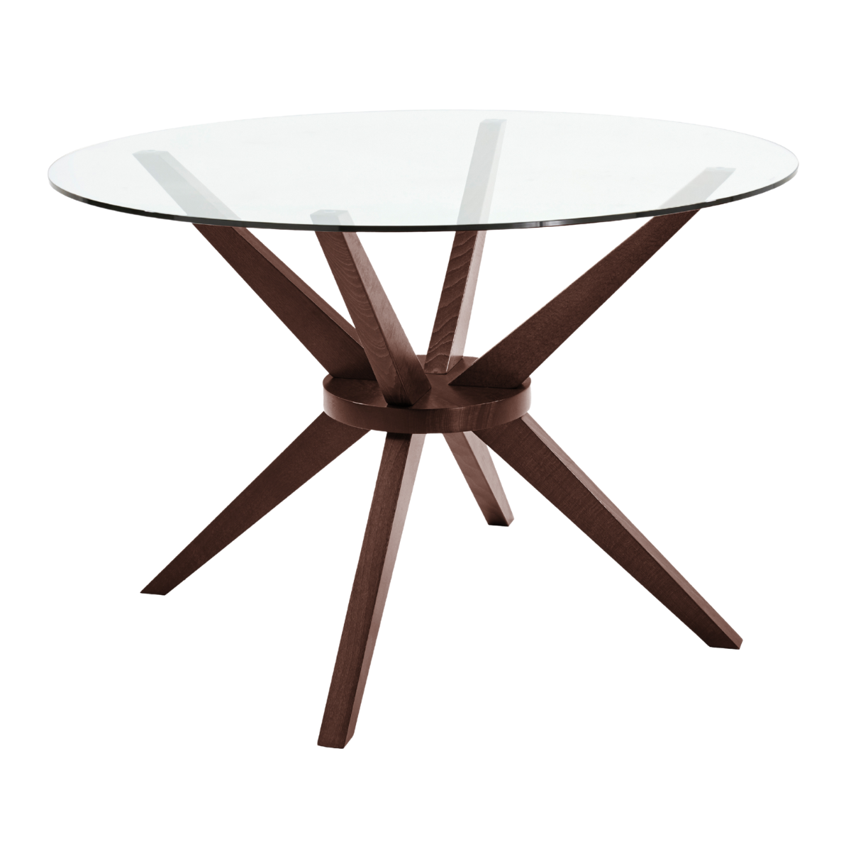 Mesa Comedor Kuala Redonda con Pata Merlot