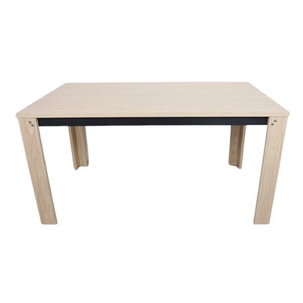 Paquete de Mesa Comedor Lana Nogal Claro + 6 sillas Lia Beige