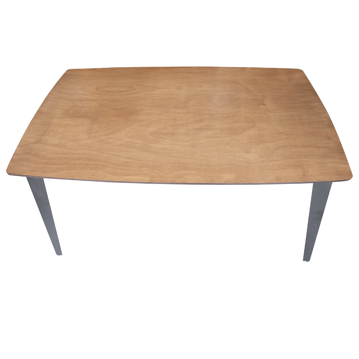 Mesa Comedor Dinamarca Nogal con base Negra