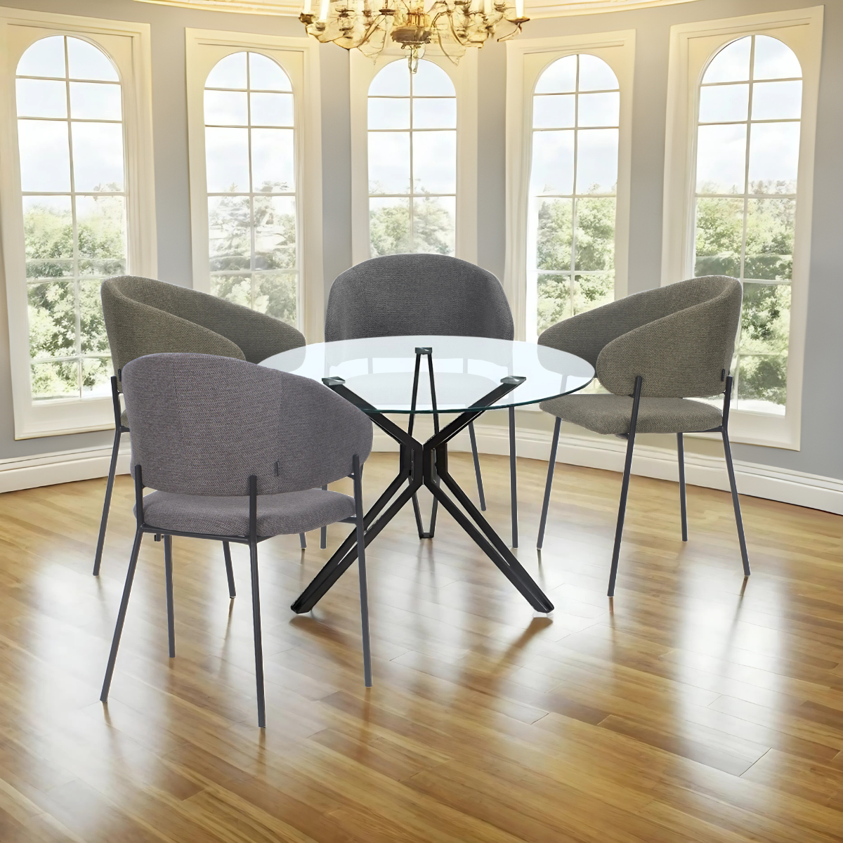 Paquete Mesa Comedor Onno + 4 Sillas Aleza