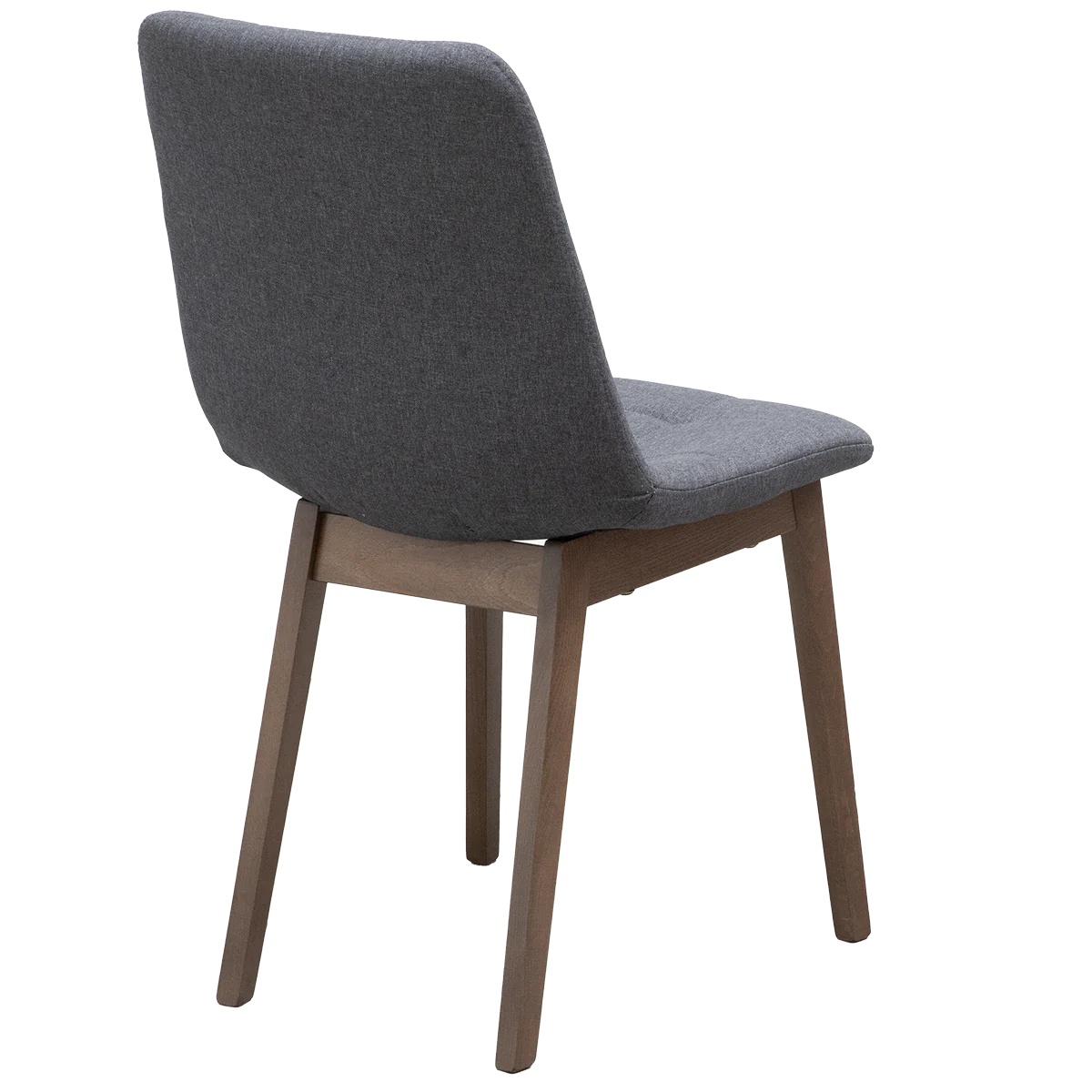 Paquete Mesa Comedor Kuala Redonda / Pata Merlot + 4 Sillas Brass Gris