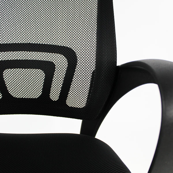 Silla Ejecutiva Jeff color Negro pata cromada
