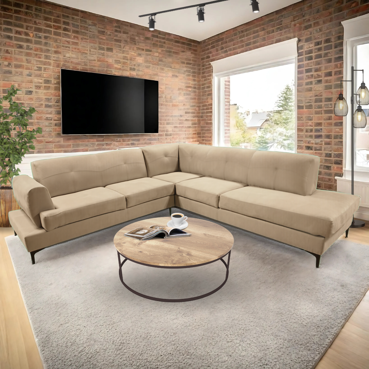 Sala Esquinera Cosmos color Beige